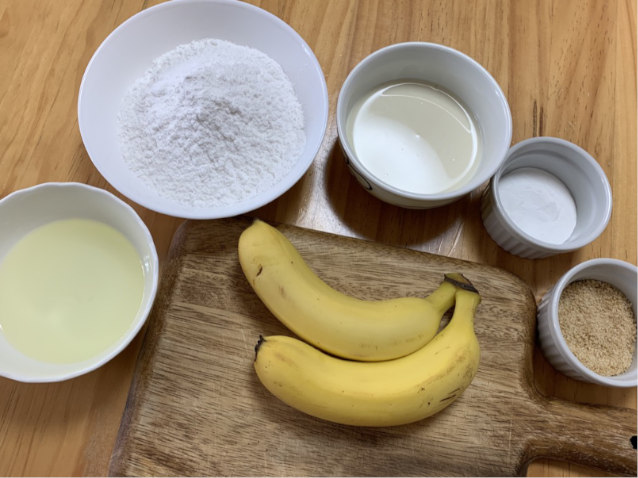 ケーキ作りの材料