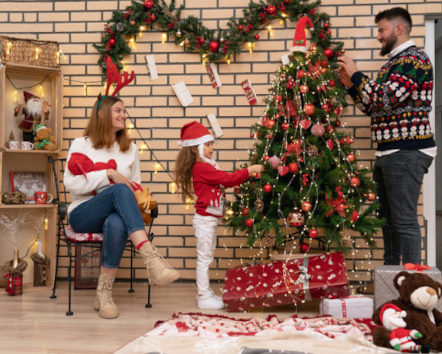 AESクリスマス家族