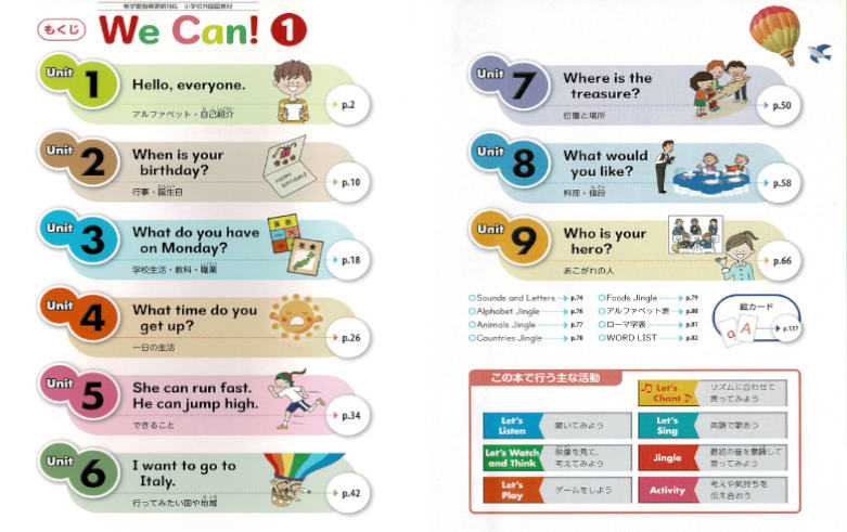 小学校の英語教科書